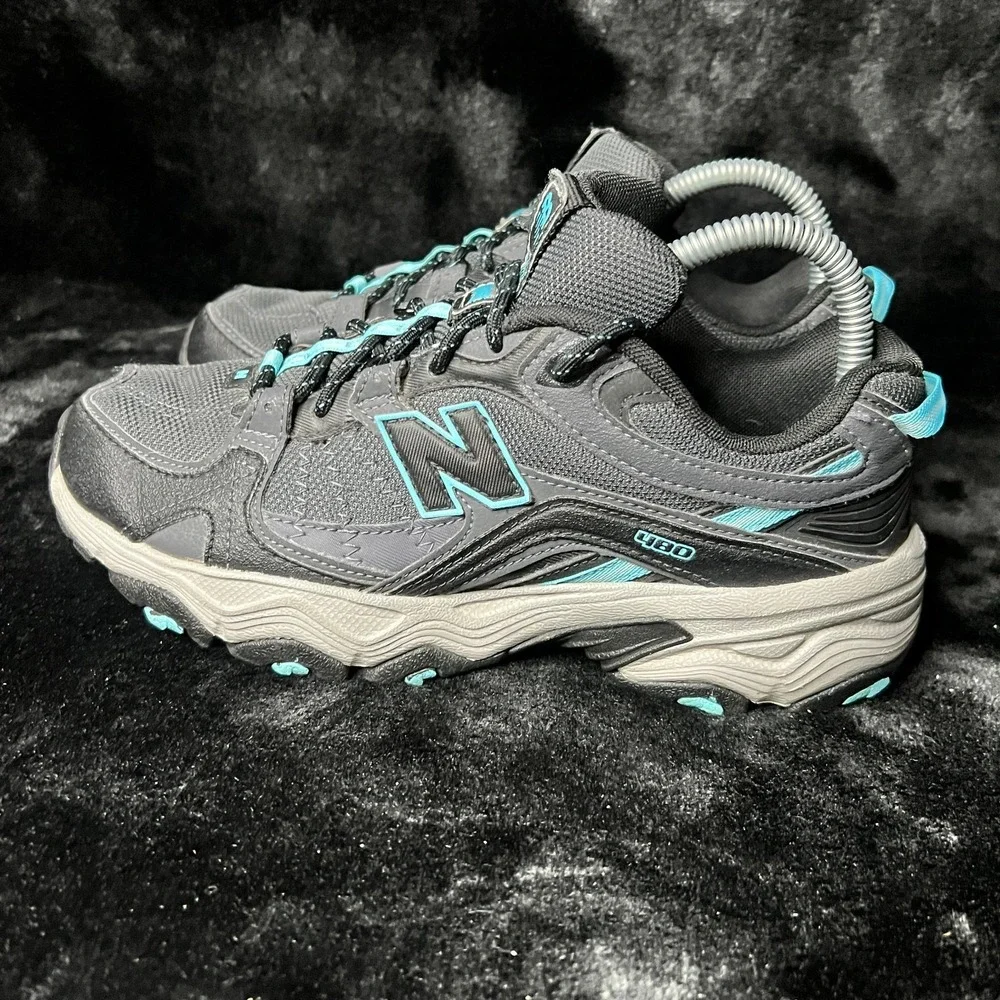 New Balance 480 Terrain WT480BB Womens 7‎ Trail Running Shoes Gray Teal Sneakers